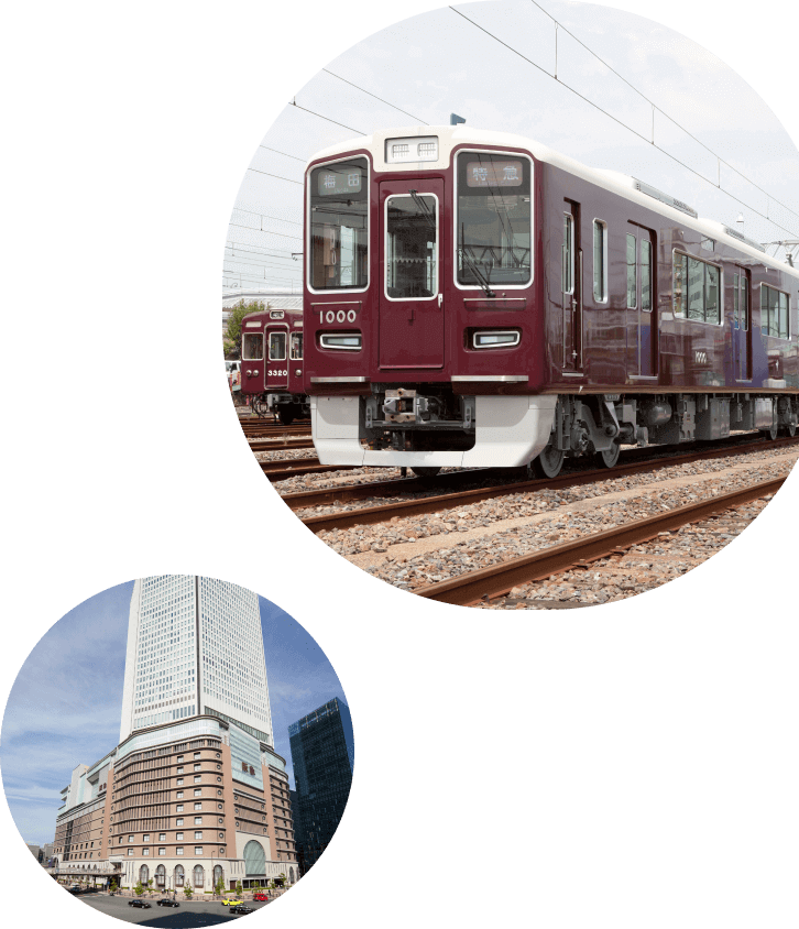 阪急電車、商業施設のイメージ01