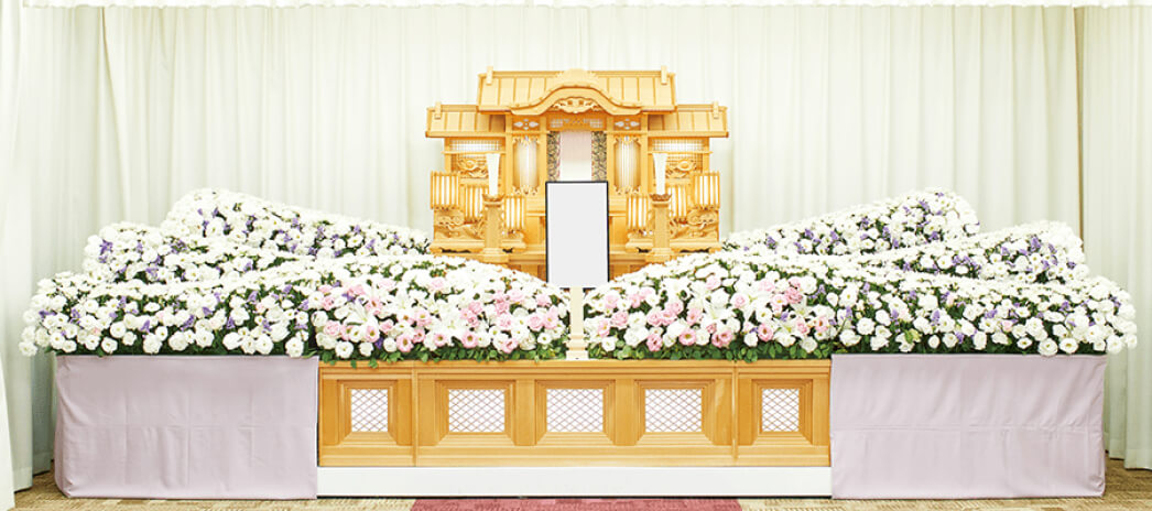 白木祭壇クラシックタイプイメージ