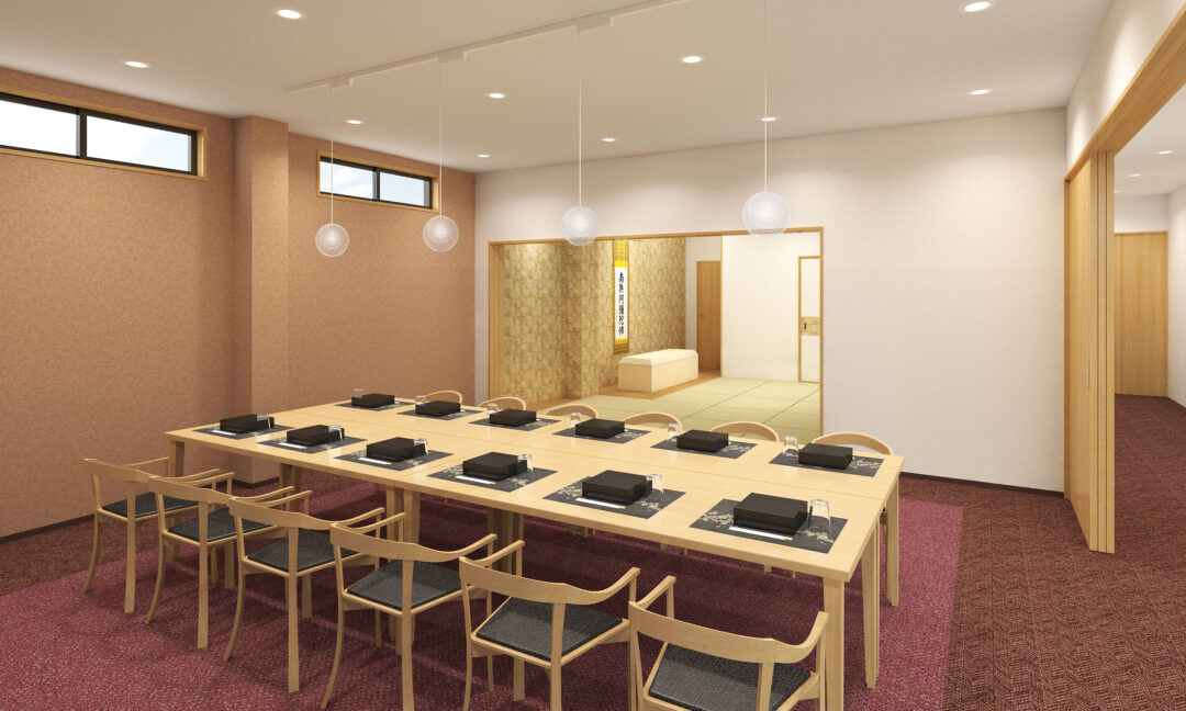 鳴尾武庫川会館の会食室イメージ