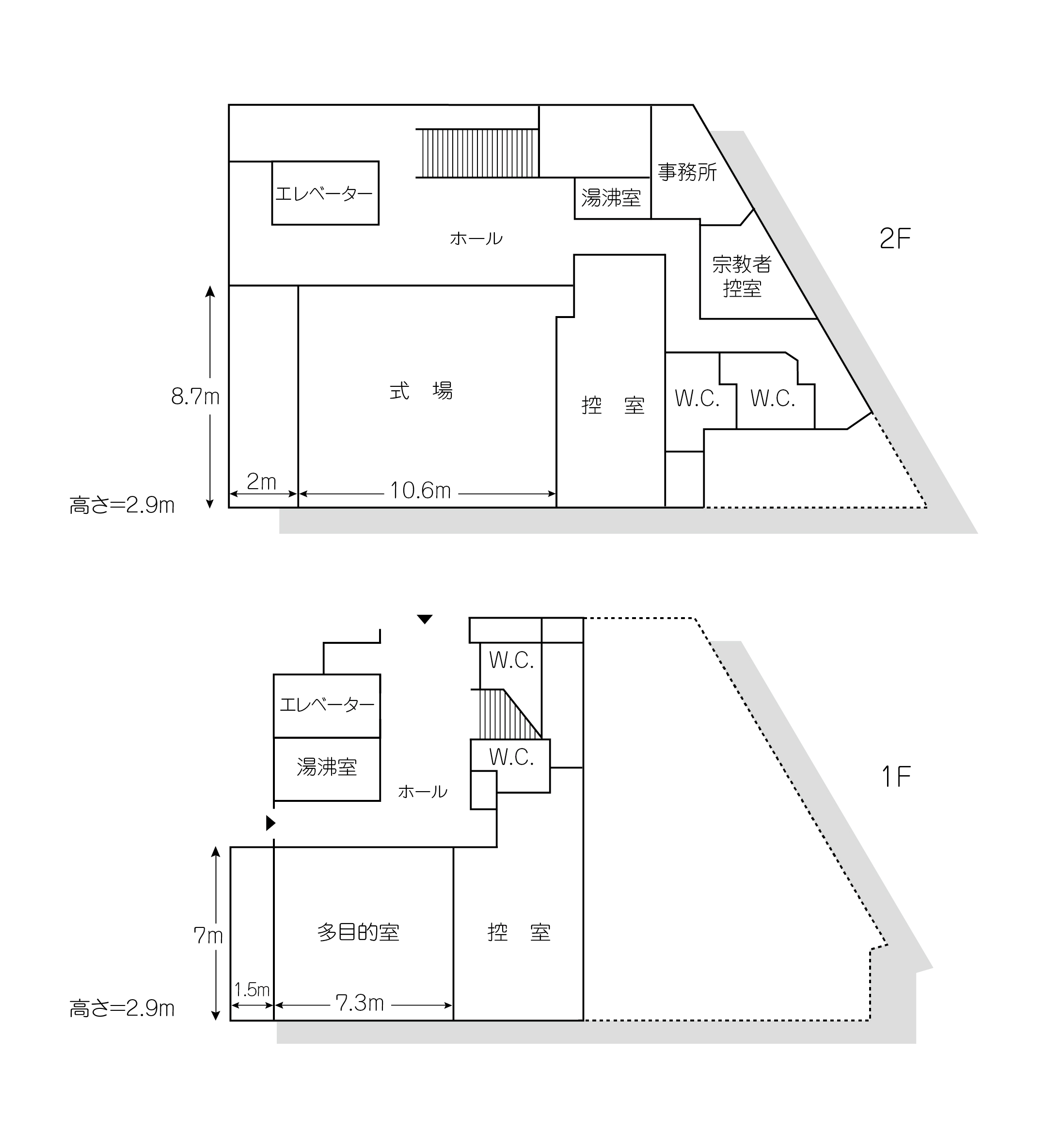エテルノ仁川会館見取り図