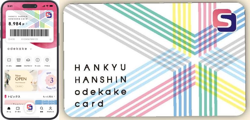 「阪急阪神おでかけカード」「阪急阪神おでかけアプリ」のイメージ