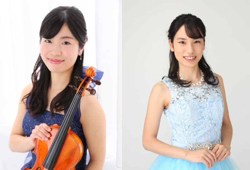 奏者：佐伯優（ヴァイオリン）、西村菜々子（ピアノ）
